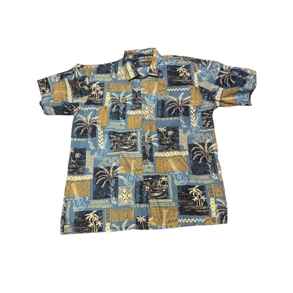 Favant Hawaiian Shirt 100% Cotton XL